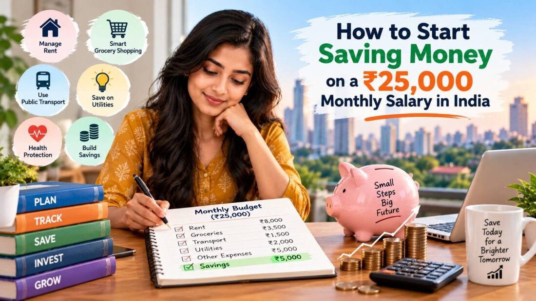 How to Start Saving Money on a ₹25,000 Monthly Salary in India